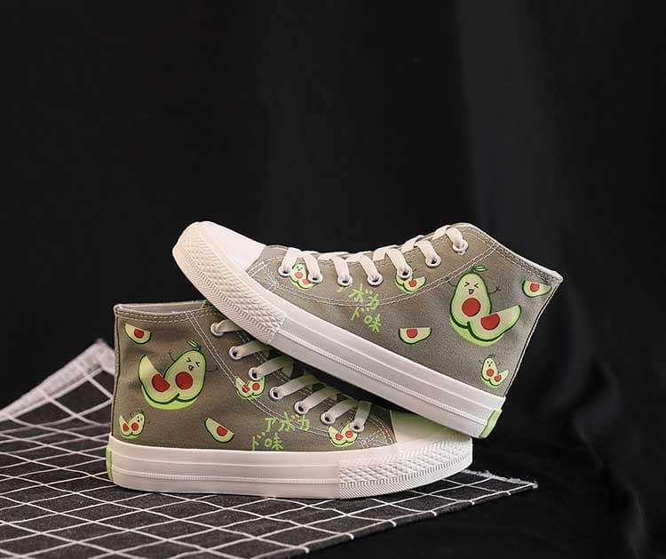 ハイカットスニーカー 果物くんハイカット