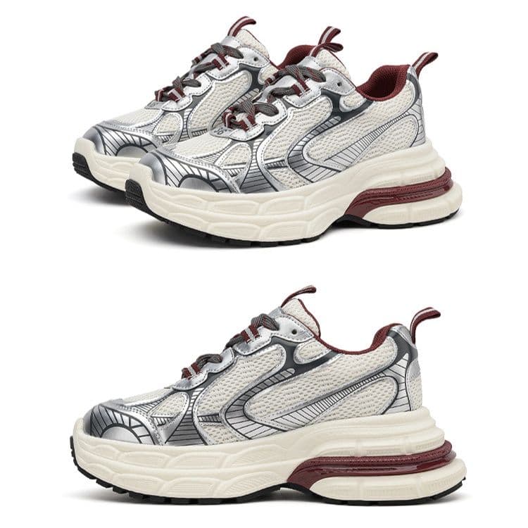 ハイカットスニーカー 部活 スポーツ ランニング 軽快 スポーティー 厚底ソール クッション性 疲れにくい 通気性 メッシュ素材