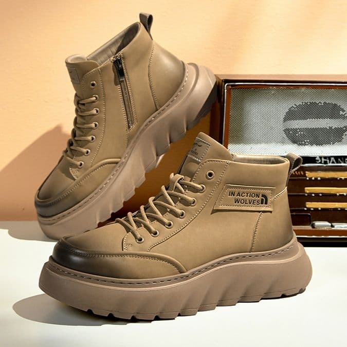 ハイカットスニーカー 定番 おしゃれ スタイリッシュ きれいめ クール 履きやすい 歩きやすい クッション 安定感 厚底