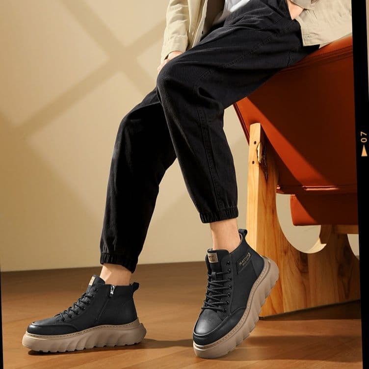 ハイカットスニーカー 定番 おしゃれ スタイリッシュ きれいめ クール 履きやすい 歩きやすい クッション 安定感 厚底