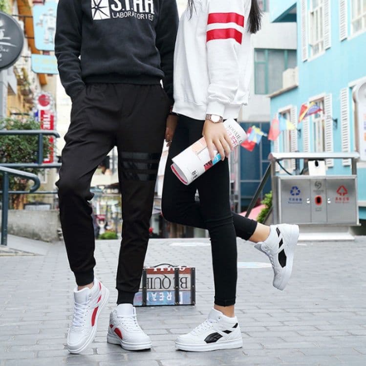 ハイカットスニーカー 好評 疲れにくい クール カジュアル シンプル スポーツ デイリーユース 日常使い 衝撃吸収 すべりにくい 安定感