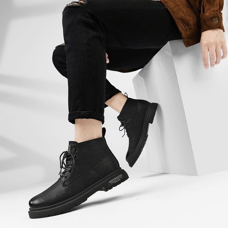 ハイカットスニーカー 人気 おしゃれ スタイリッシュ きれいめ スタイルアップ ビジネス 通勤 会社  軽量 快適歩行 すべりにくい