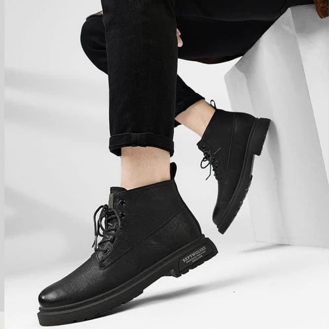 ハイカットスニーカー 人気 おしゃれ スタイリッシュ きれいめ スタイルアップ ビジネス 通勤 会社  軽量 快適歩行 すべりにくい