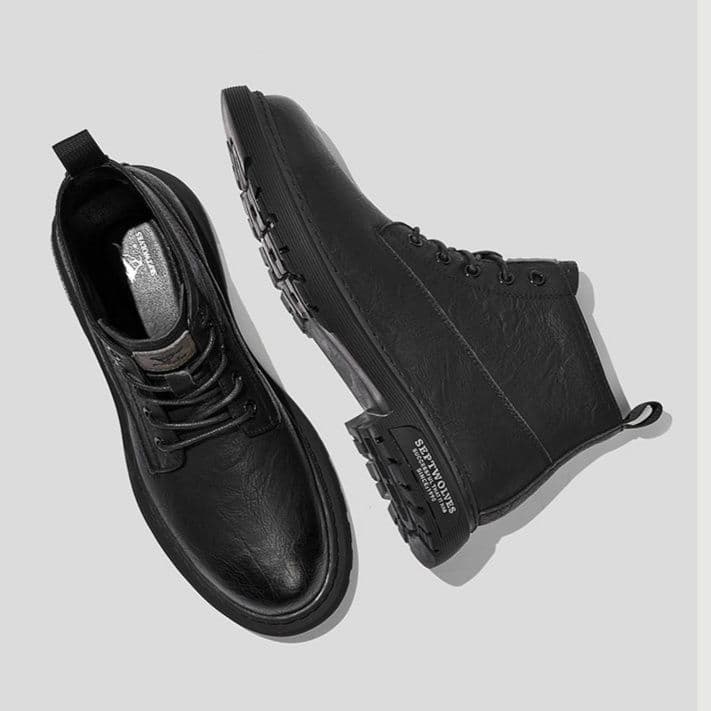 ハイカットスニーカー 人気 おしゃれ スタイリッシュ きれいめ スタイルアップ ビジネス 通勤 会社  軽量 快適歩行 すべりにくい