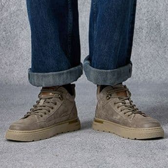 ハイカットスニーカー ビジネス 通勤 会社 おしゃれ スタイリッシュ きれいめ 伸長効果 通気性 軽快 快適歩行 すべりにくい 安定感