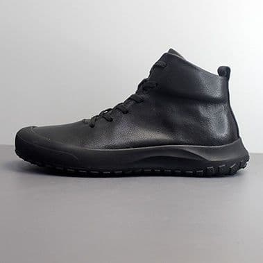 ハイカットスニーカー 本革 おしゃれ スタイリッシュ きれいめ クール ビジネス 通勤 会社 歩きやすい クッション 安定感  伸長効果