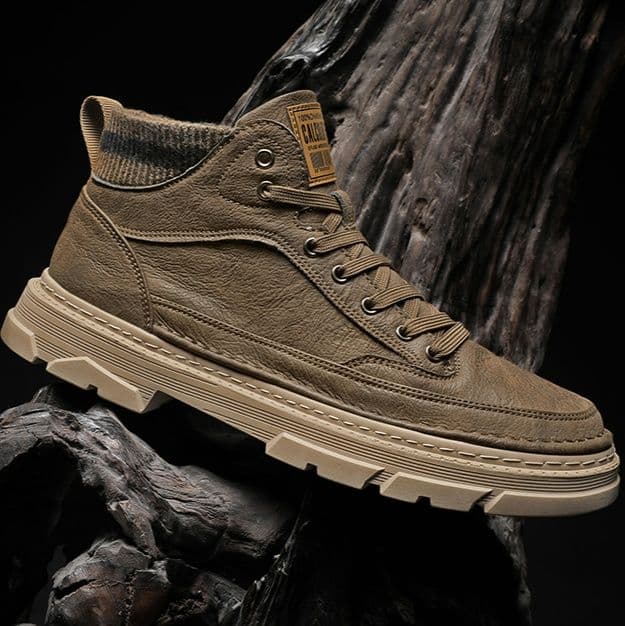 ハイカットスニーカー 定番 ビジネス 通勤 会社 おしゃれ スタイリッシュ きれいめ 歩きやすい クッション 安定感 スタイルアップ