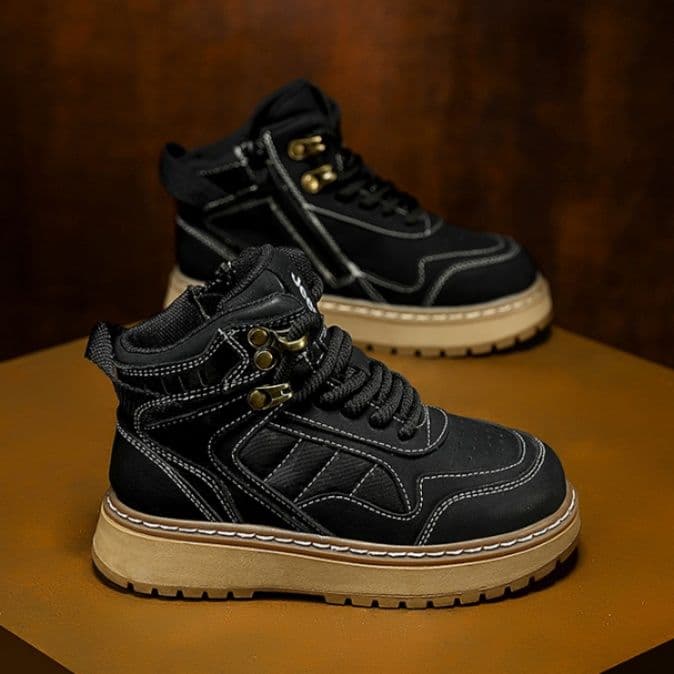 ハイカットスニーカー カジュアル シンプル おしゃれ スタイリッシュ きれいめ クール 軽量 履きやすい 歩きやすい クッション 安定感