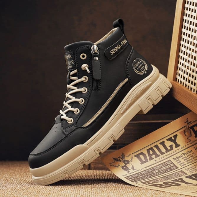 ハイカットスニーカー 定番 シンプル カジュアル 学校 部活 スポーツ ランニング 履きやすい 歩きやすい クッション 安定感 日常使い