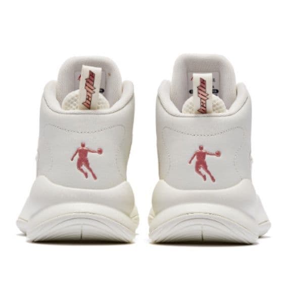 【都会派アスリート】ハイカットスニーカー ベージュ×グレー | 厚底 バスケットスタイル ストリート 異素材コンビ