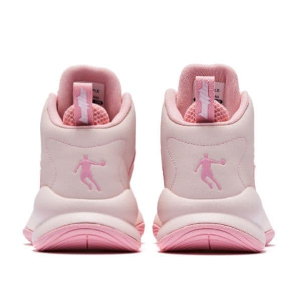 【都会派アスリート】ハイカットスニーカー ベージュ×グレー | 厚底 バスケットスタイル ストリート 異素材コンビ