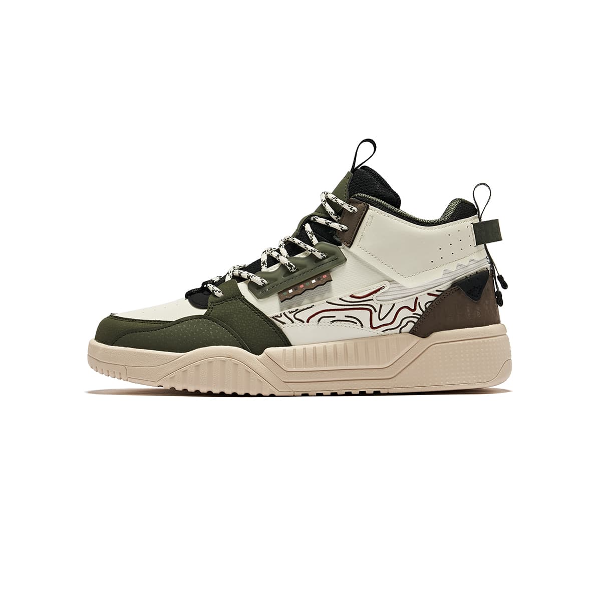 ハイカットスニーカー スポーティ シティ カジュアル シンプル 定番 ストリート クール 軽量 通気性