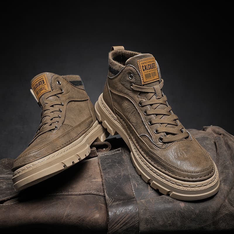 ハイカットスニーカー 定番 ビジネス 通勤 会社 おしゃれ スタイリッシュ きれいめ 歩きやすい クッション 安定感 スタイルアップ