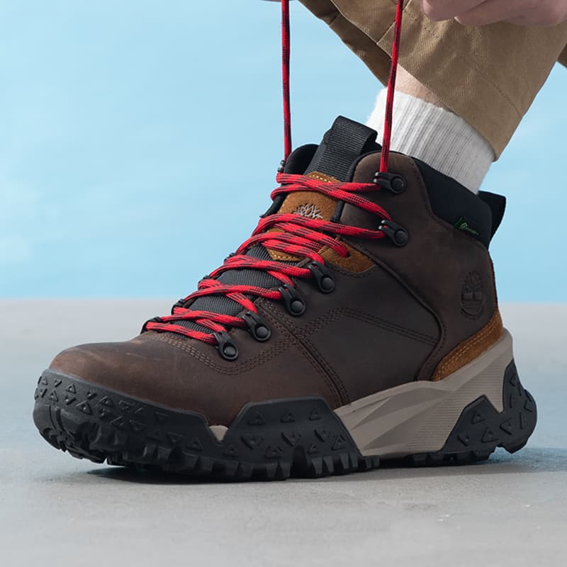 ハイカットスニーカー アウトドア風格トレッキングブーツ