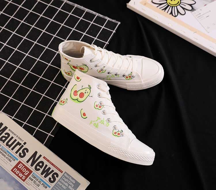 ハイカットスニーカー 果物くんハイカット
