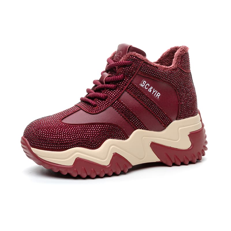 ハイカットスニーカー 美脚足長 ストリート ヒップホップ ダンススニーカー 伸長効果 目立つ 遊び心 おしゃれ クッション 安定感