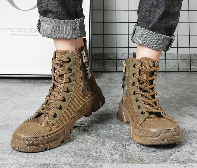 ハイカットスニーカー 目立つ アウトドア ハイキング 登山 トレッキング おしゃれ 履きやすい 歩きやすい クッション オールシーズン