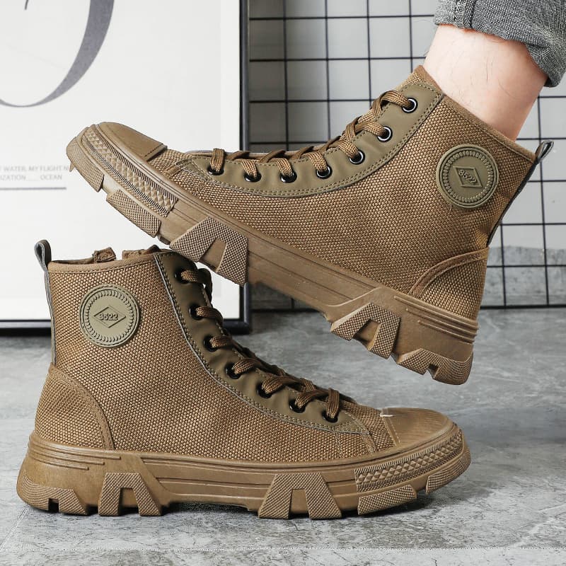 ハイカットスニーカー 目立つ アウトドア ハイキング 登山 トレッキング おしゃれ 履きやすい 歩きやすい クッション オールシーズン