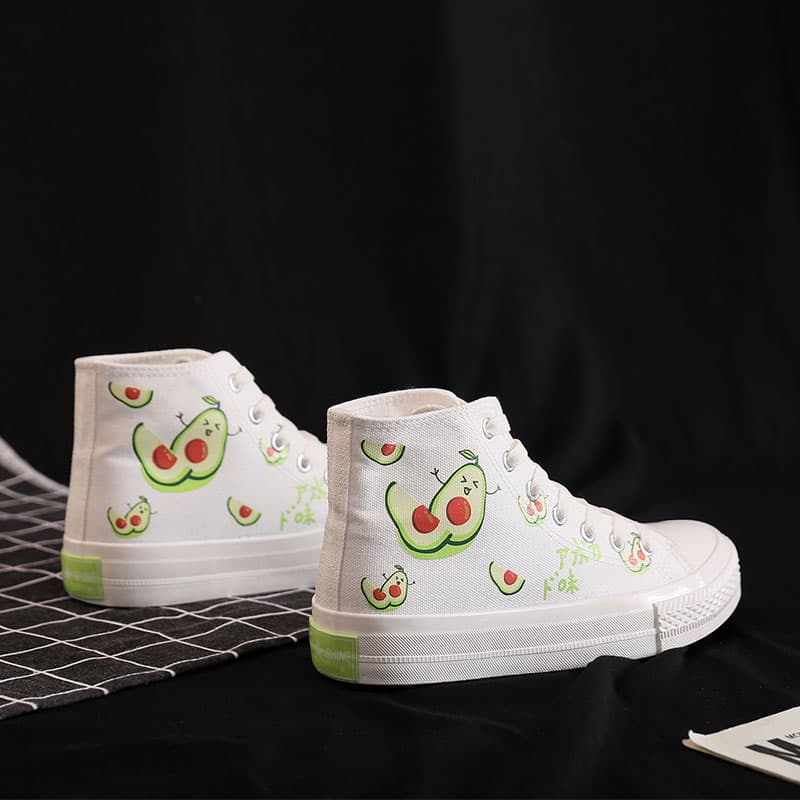 ハイカットスニーカー 果物くんハイカット