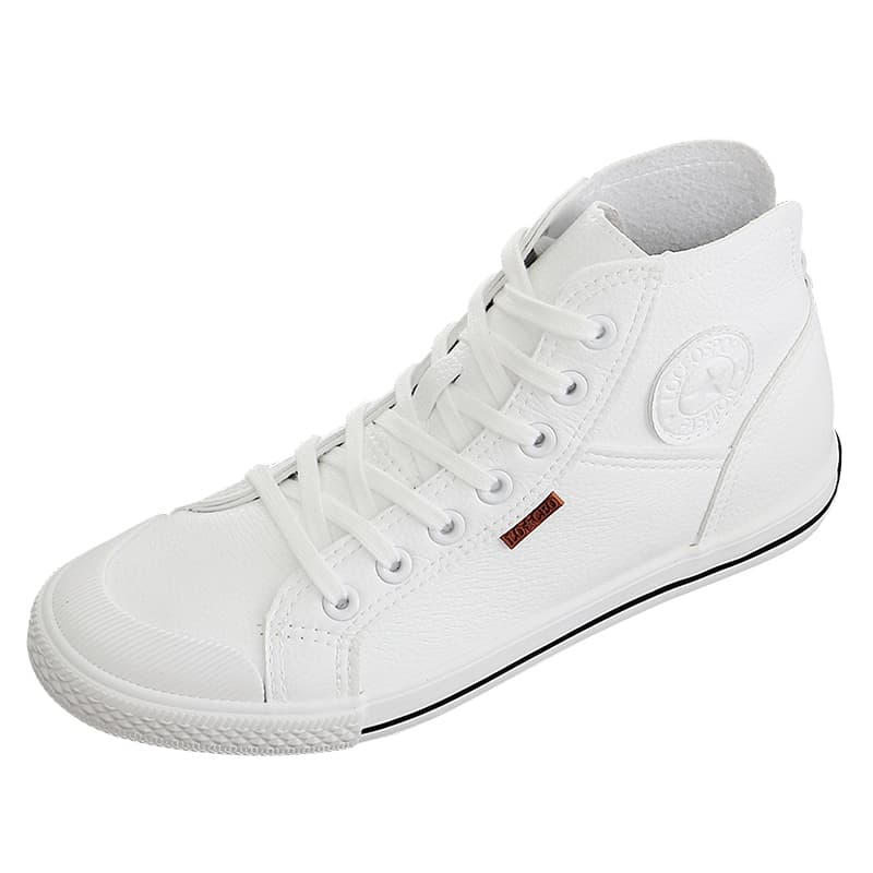 ハイカットスニーカー 定番 オールシーズン カジュアル シンプル 可愛い 通勤 会社 通学 学校 日常使い デイリーコーデ 安定感