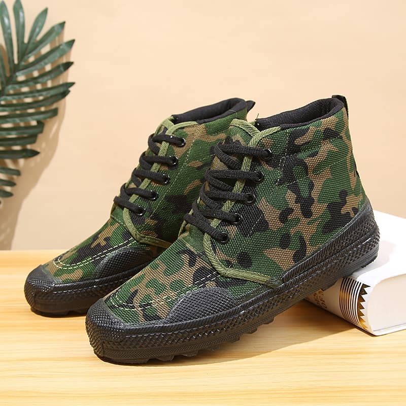 ハイカットスニーカー シンプル かっこいい アウトドア ハイキング 登山 トレッキング 耐滑 歩きやすい クッション グリップ力