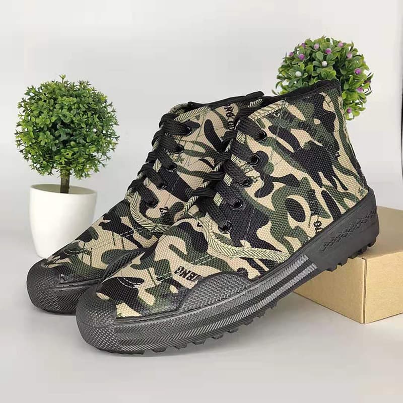 ハイカットスニーカー シンプル かっこいい アウトドア ハイキング 登山 トレッキング 耐滑 歩きやすい クッション グリップ力