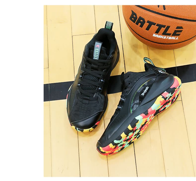 ハイカットスニーカー 軽量 プロフェッショナル 競技シューズ バスケットシューズ 部活 ジョーダン 防水レザー