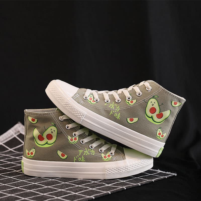 ハイカットスニーカー 果物くんハイカット