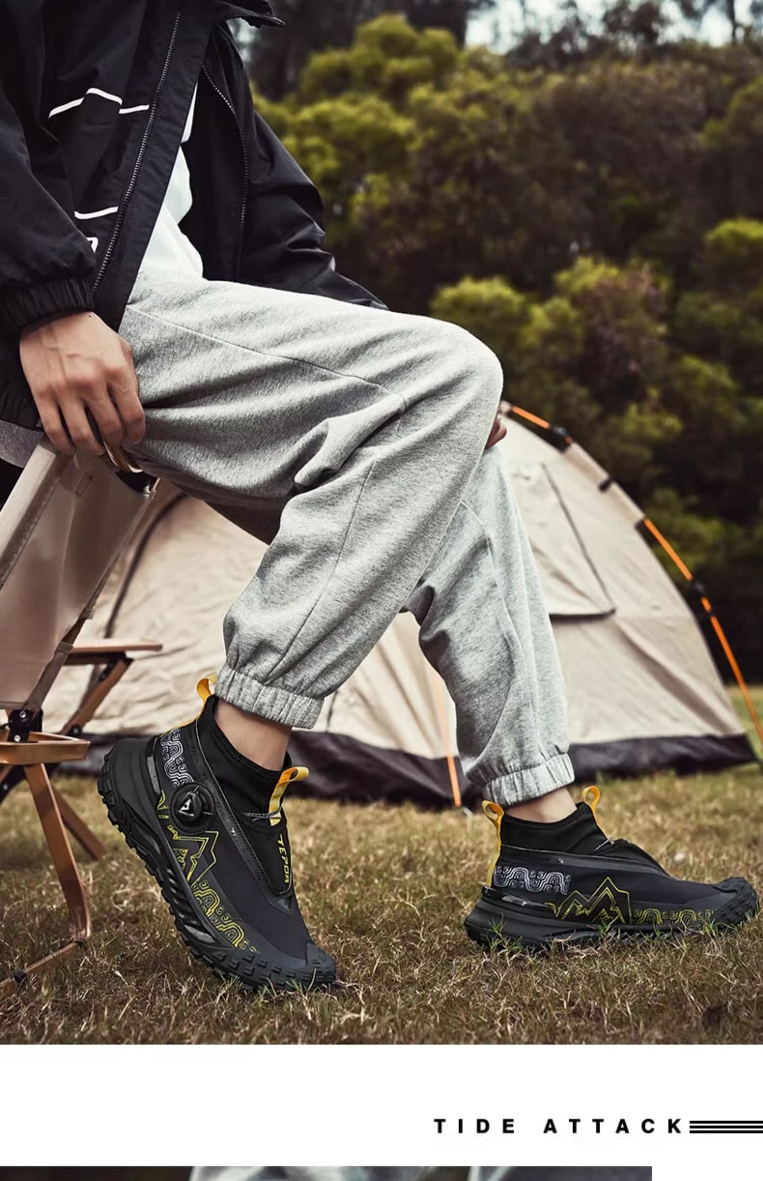 【次世代の履き心地】未来派 ダイヤル式ハイテクスニーカー ホワイト | 着脱スムーズ テックウェア 氷上デザイン