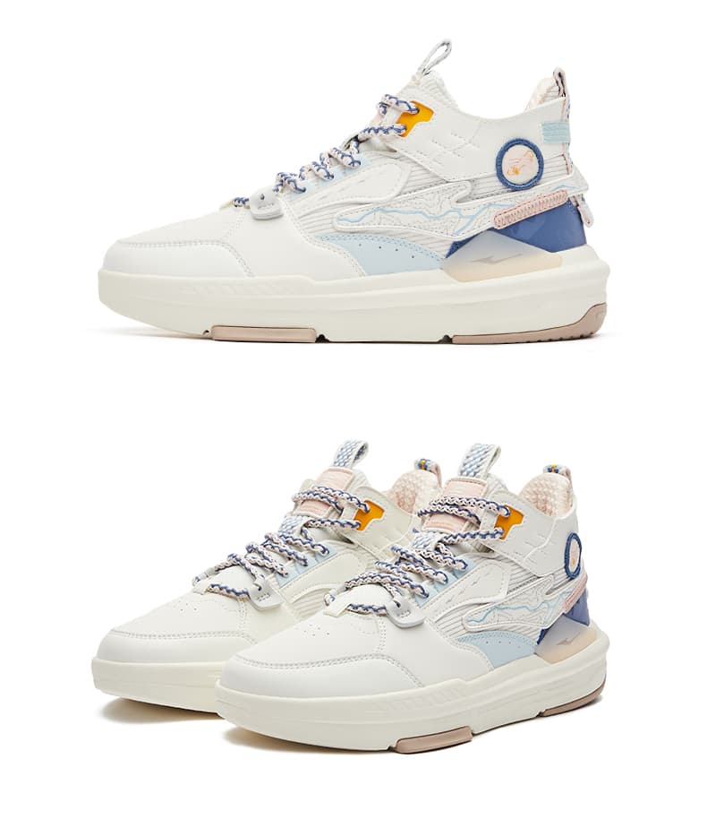 ハイカットスニーカー ストリート 学校 部活 スポーツ ランニング バスケットシューズ ヒップホップ 軽量設計 クッション性