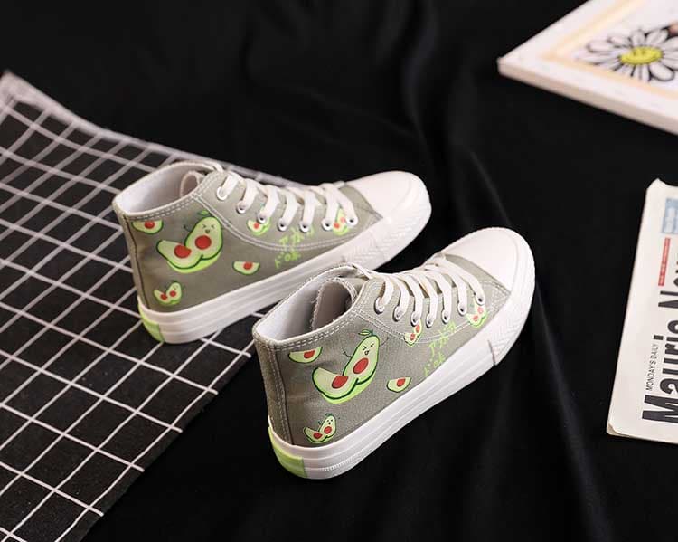 ハイカットスニーカー 果物くんハイカット