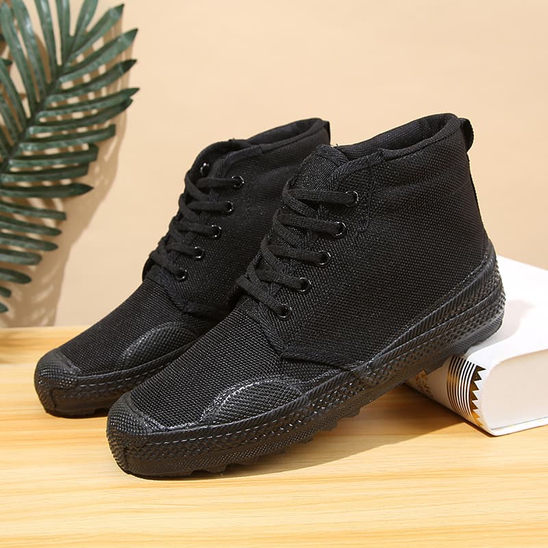 ハイカットスニーカー シンプル かっこいい アウトドア ハイキング 登山 トレッキング 耐滑 歩きやすい クッション グリップ力