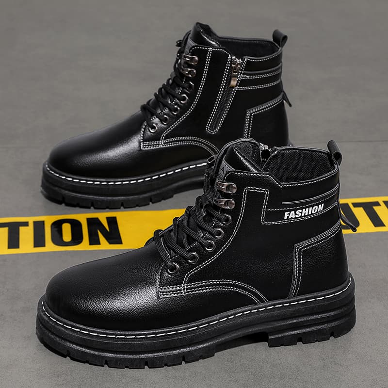 ハイカットスニーカー 高級感 ビジネス 通勤 会社 おしゃれ スタイリッシュ きれいめ 通気性 軽快 快適歩行 すべりにくい 安定感