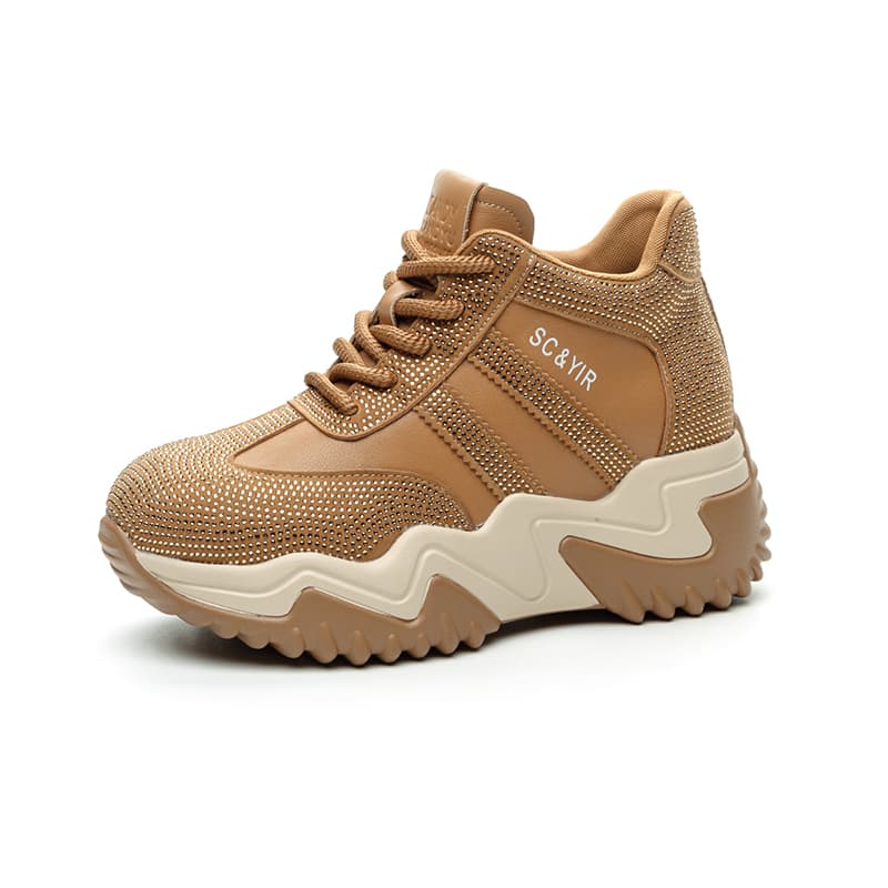 ハイカットスニーカー 美脚足長 ストリート ヒップホップ ダンススニーカー 伸長効果 目立つ 遊び心 おしゃれ クッション 安定感