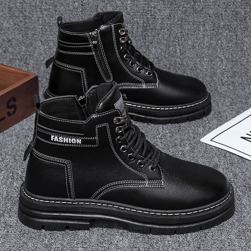 ハイカットスニーカー 高級感 ビジネス 通勤 会社 おしゃれ スタイリッシュ きれいめ 通気性 軽快 快適歩行 すべりにくい 安定感