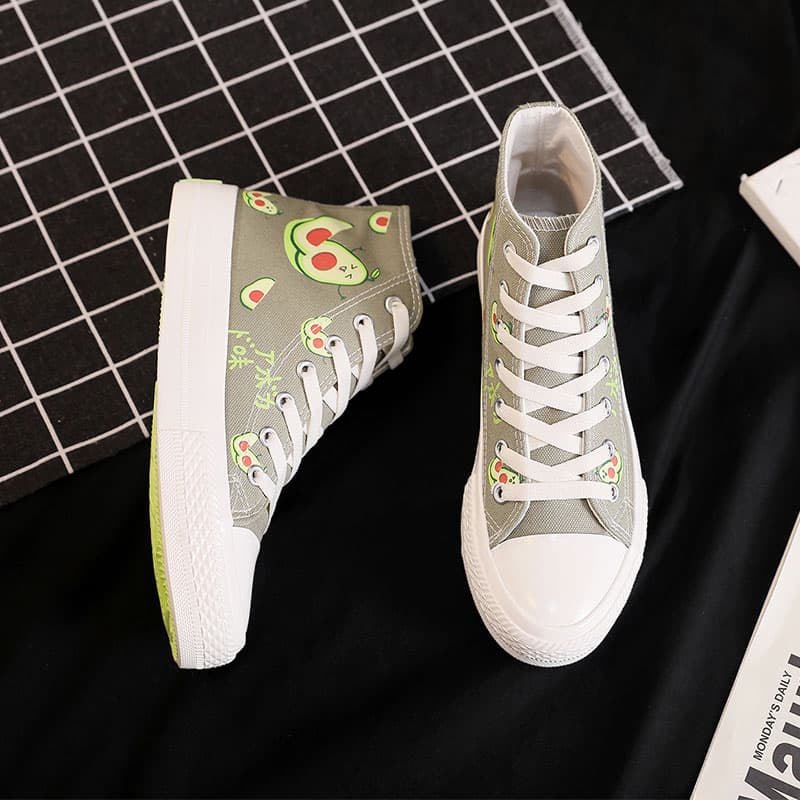 ハイカットスニーカー 果物くんハイカット