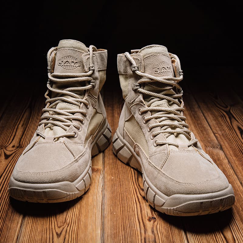 ハイカットスニーカー アウトドア 耐久性 グリップ力 厚底ソール 軽量設計 カジュアルコーデ かっこいい 目立つ 登山 トレッキング