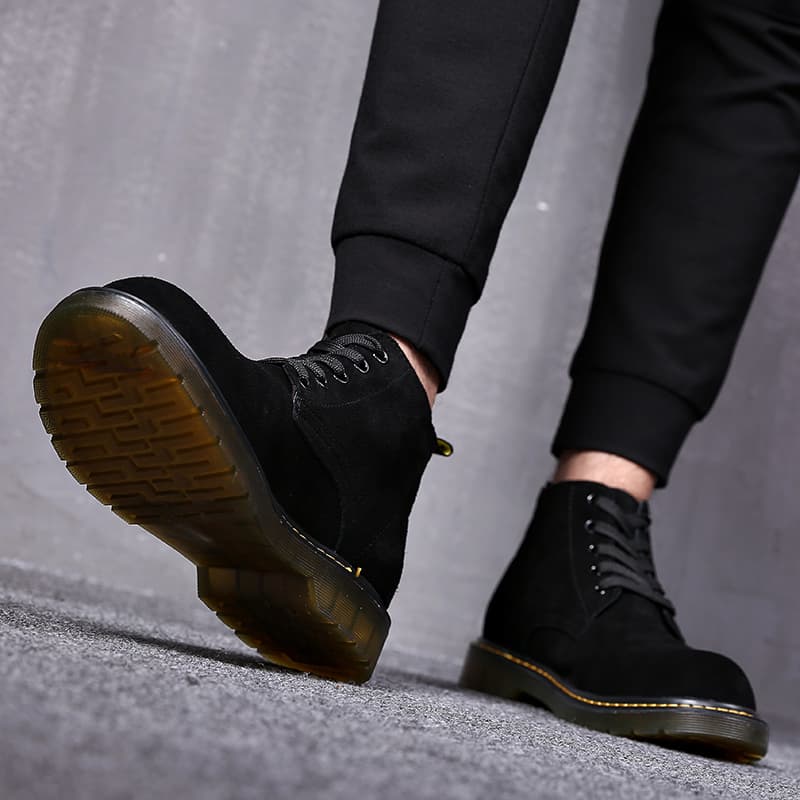 ハイカットスニーカー ビジネス 通勤 会社 本革素材 おしゃれ スタイリッシュ きれいめ かっこいい 履きやすい 歩きやすい 安定感
